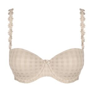 MARIE JO sz 34E Avero Padded Balcony bra in caffe latte (excellent pre-owned)